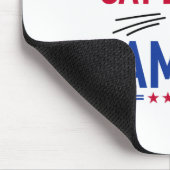 Cat Ladys For Kamala Funny Cat 2024 Präsident Kam Mousepad (Ecke)