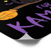 Cat Ladys For Kamala Funny Cat 2024 Präsident Kam Poster (Ecke)