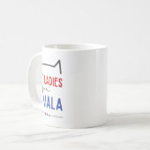 Cat Ladys for Kamala Funny Cat Lover Kaffeetasse (Vorderseite Links)