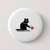 Cat Ladys for Kamala Harris 2024 Button (Vorderseite)