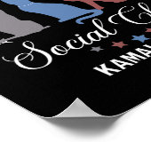 Cat Ladys for Kamala Harris 2024 Poster (Ecke)