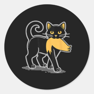 Cat Ladys for Kamala Harris Donald Trump 2024 Sar Runder Aufkleber