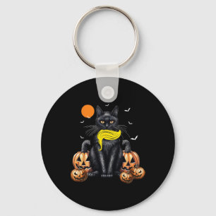 Cat Ladys for Kamala Harris Halloween Pumpkin Schlüsselanhänger
