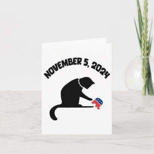 Cat Ladys for Kamala Harris Karte