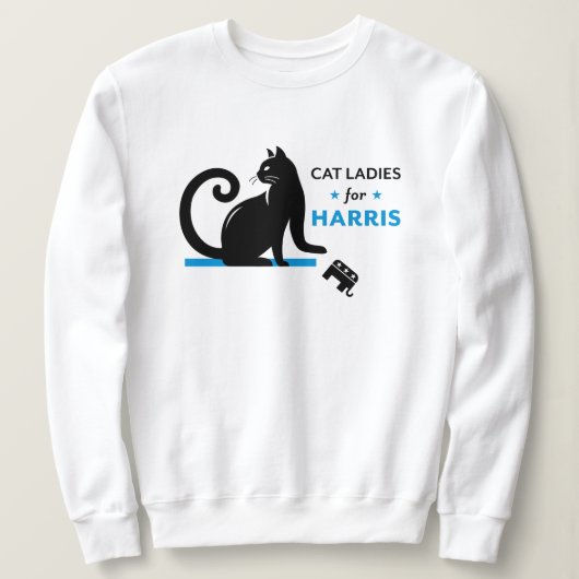 Cat Ladys for Kamala Harris Shirt (Design vorne)