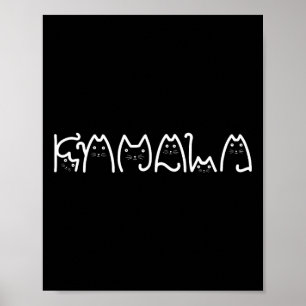 Cat Ladys for Kamala Harris Waltz Cat Lady Funny Poster