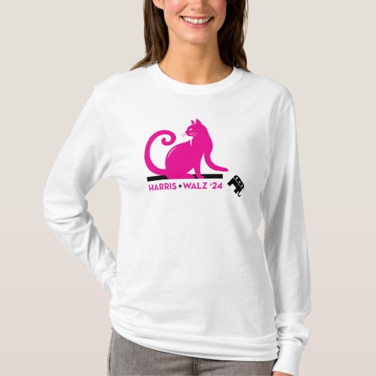 Cat Ladys for Kamala Kamala Harris 24 Shirt (Vorderseite)