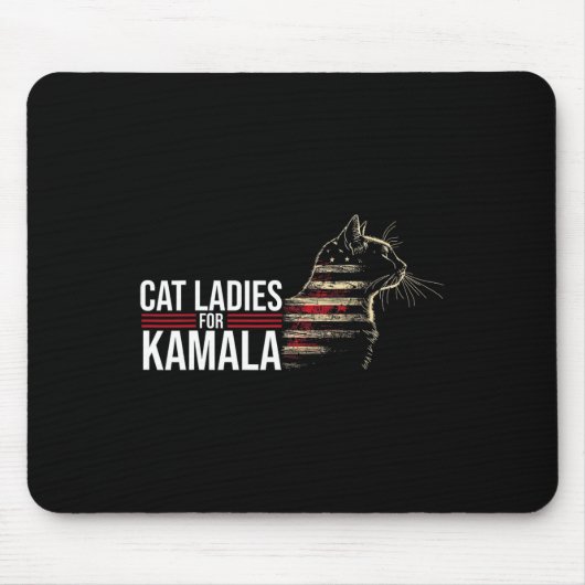 Cat Ladys for Kamala Mousepad (Vorne)