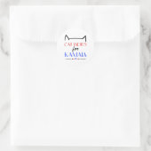Cat Ladys for Kamala Runder Aufkleber (Tasche)