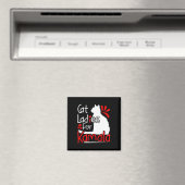 Cat Ladys for Kamala Silhouette Graphic Magnet (In Situ (Geschirrspüler))
