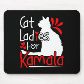 Cat Ladys for Kamala Silhouette Graphic Mousepad (Vorne)