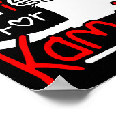 Cat Ladys for Kamala Silhouette Graphic Poster (Ecke)