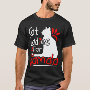 Cat Ladys for Kamala Silhouette Graphic T-Shirt