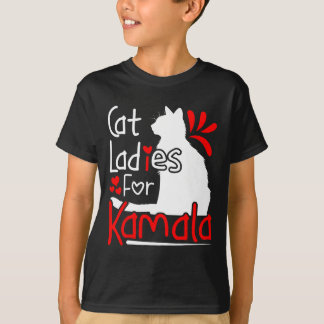 Cat Ladys for Kamala Silhouette Graphic T-Shirt