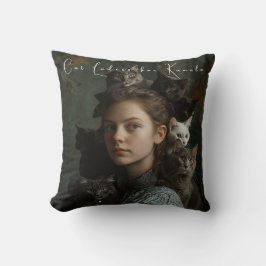 Cat Ladys for Kamala Throw Kissen