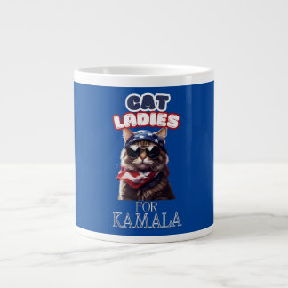 Cat Ladys for Kamala USA Jumbo-Tasse