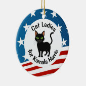 Cat Ladys für Kamala Design Keramik Ornament (Rechts)