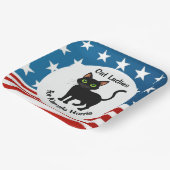 Cat Ladys für Kamala Harris Design Pappteller (Gewinkelt)