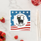 Cat Ladys für Kamala Harris Design Serviette (Beispiel)