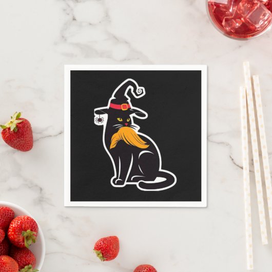 Cat Ladys Kamala Harris 2024 Serviette (Beispiel)