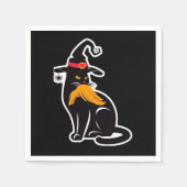 Cat Ladys Kamala Harris 2024 Serviette (Vorderseite)