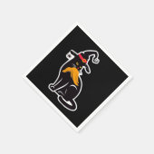 Cat Ladys Kamala Harris 2024 Serviette (Ecke)