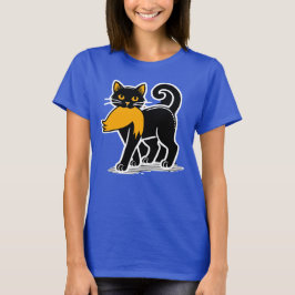 Cat Ladys Kamala | Harris Walz 2024 Blue T-Shirt