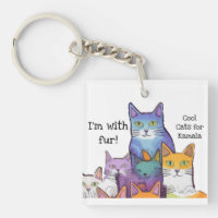 Cat Ladys vereinen sich! Katzen für Kamala Schlüss