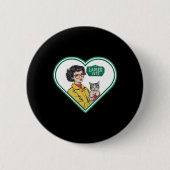 Cat Ladys Vote Fun Wahl Thema Lady Funny W Ha Button (Vorderseite)