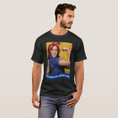 Cat Ladys Vote Kamala 2024 Rosie The Riveter T-Shirt (Vorne ganz)