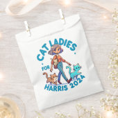 Cat Ladys Walk mit Kamala Harris Niedliche Gefälli Geschenktütchen (Ausgeschnitten)