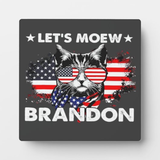 Cat Lasse Meow Fotoplatte (Vorderseite)