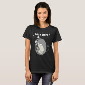 Cat Lazy Days  Cat In Cup Tea T-Shirt (Vorne ganz)