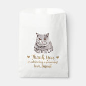 Cat Leckerei Gastgeschenk Hochzeit Bag Geschenktütchen (Vorderseite)