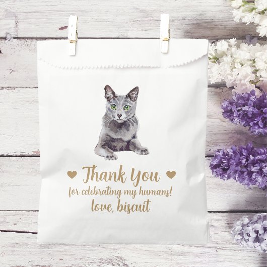 Cat Leckerei Gastgeschenk Hochzeit Bag Geschenktütchen