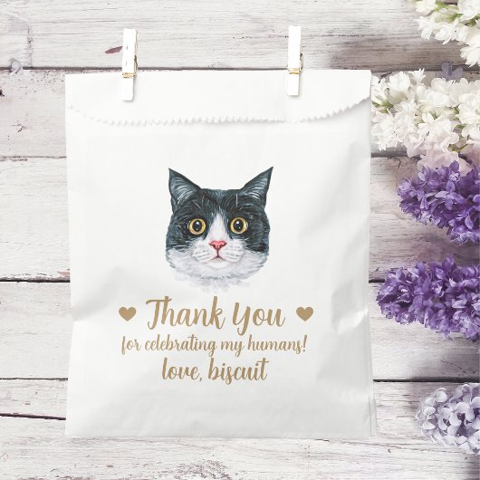Cat Leckerei Gastgeschenk Hochzeit Bag Geschenktütchen
