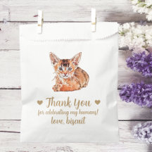 Cat Leckerei Gastgeschenk Hochzeit Bag
