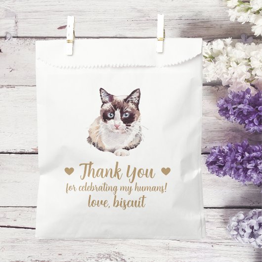 Cat Leckerei Gastgeschenk Hochzeit Bag Geschenktütchen
