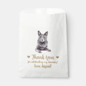 Cat Leckerei Gastgeschenk Hochzeit Bag Geschenktütchen (Vorderseite)