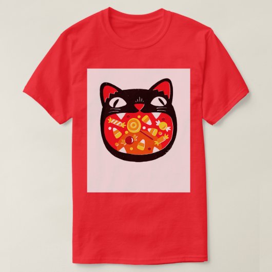 Cat-Leckereien T-Shirt (Design vorne)