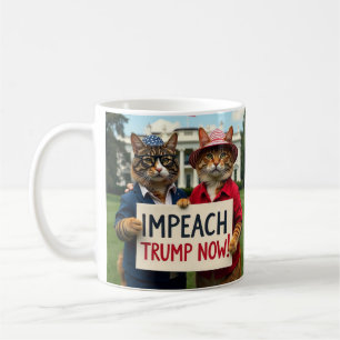 Cat-Lehrer sagen Impeach Trump Kaffeetasse