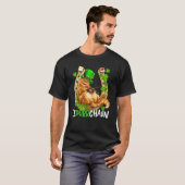 Cat Leprechaun St. Patrick S Day Lepurrchaun Shamr T-Shirt (Vorne ganz)