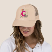 Cat Letter C Hat Truckerkappe (Beispiel)