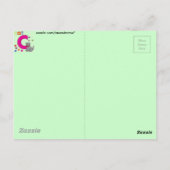 Cat Letter C Postkarte (Rückseite)