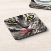 Cat Lick Untersetzer (Linke Seite)