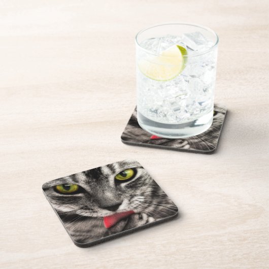 Cat Lick Untersetzer (Rechte Seite)