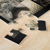 Cat LIEBE 9 Name für Fotocollage Puzzle (Seite)