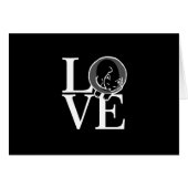 Cat-Liebe auf schwarzer Decke (Vorderseite (Horizontal))