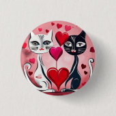 Cat-Liebe Button (Vorderseite)
