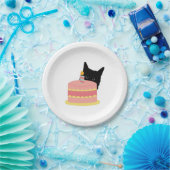 Cat Liebe Cake Pappteller (Party)